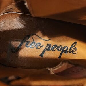 Free People Brown Heeled Boots